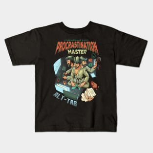 Procrastination Master Kids T-Shirt